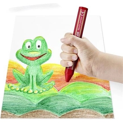 Voskovky, hrubé, šesťhranné, STAEDTLER "Noris Junior 224" 18 ks