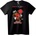 NOONEBRAND Тениска Умел и късметлия баскетболист - XL, Black