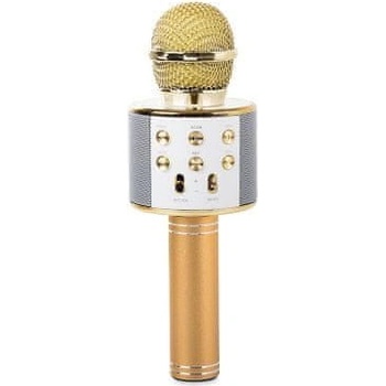 Verk 01377 Karaoke Bluetooth mikrofon 1800mAh zlatá