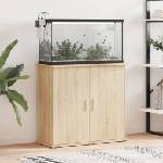 vidaXL Стойка за аквариум, дъб сонома, 81x36x73 см, инженерно дърво (833626)