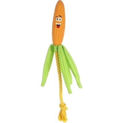 Flamingo Corn with rope - Забавна играчка за кучета във форма на царевица с въже, 46 см