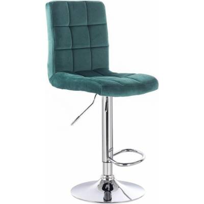LuxuryForm Design Toledo Velur na striebornom tanieri zelená