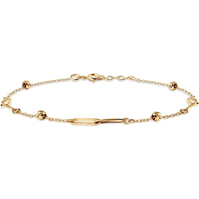 Savicki náramok biele zlato, zirkóny, 2,7 mm B-B-B0397-00120-585-Z