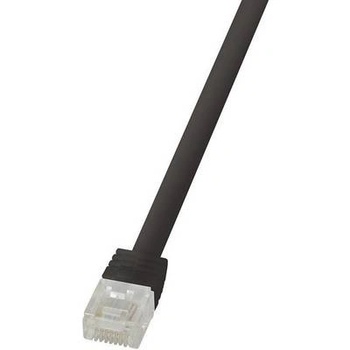 LogiLink RJ45 Hálózati csatlakozókábel, CAT 6 U/UTP [1x RJ45 dugó - 1x RJ45 dugó] 10 m, fekete LogiLink CF2093U (CF2093U) (CF2093U) (CF2093U)