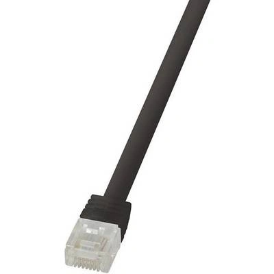 LogiLink RJ45 Hálózati csatlakozókábel, CAT 6 U/UTP [1x RJ45 dugó - 1x RJ45 dugó] 10 m, fekete LogiLink CF2093U (CF2093U) (CF2093U)
