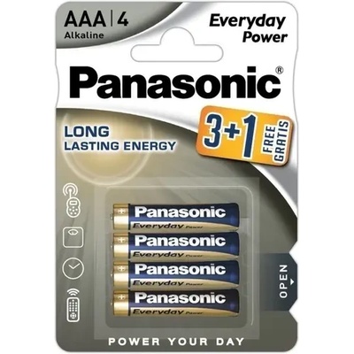 Panasonic БАТЕРИЯ lr03/4bp 3+1 eps everyday power panasonic (panasonic 30000703)