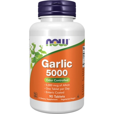 Now Foods Garlic 5000 Odor Controlled 90 tabliet