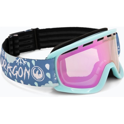 Dragon Детска скиорска маска Dragon LIL D snow dance/lumalens pink ion