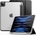 Tech-Protect SC Pen Hybrid Case - кожен кейс и поставка за iPad Pro 11 M2 (2022), iPad Pro 11 M1 (2021), iPad Pro 11 (2020) (черен-прозрачен)