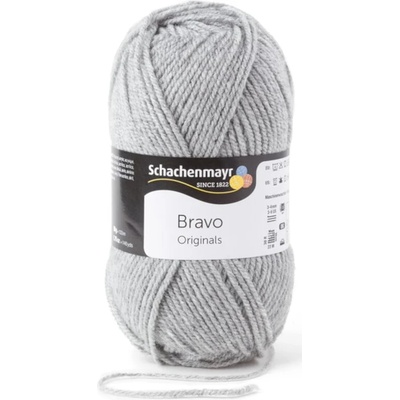 Schachenmayr Bravo Originals 08295 Light Gray Mottled Плетива прежда (9801211-08295-SCHACHENMAYR)