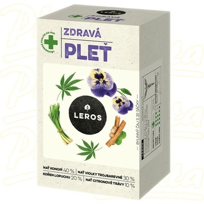 Leros Zdravá pleť čaj pro dokonalou pleť 20 x 1,5 g