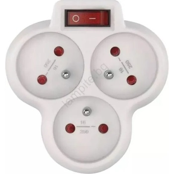 Image 1 of EMOS 3 Plug Switch P0026S