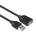 Vention USB-A 2.0/M - USB-A 2.0/F (удължител, PVC, черен), 1 м, кабел