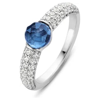 Ti Sento Дамски сребърен пръстен Ti Sento 12112DB (12112DB)