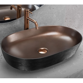 Rea Умивалник за плот Rea CLEO 61 Copper Bush / Black (REA-U6383)