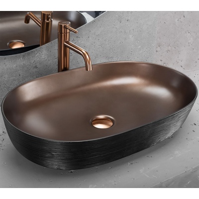 Rea Умивалник за плот Rea CLEO 61 Copper Bush / Black (REA-U6383)