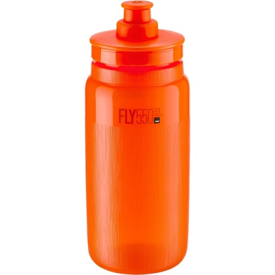 Elite Бутилка за велосипед Elite Fly Tex Cycling water bottles - Orange Durchscheinend - размер 550 ml (533-2502-0711)