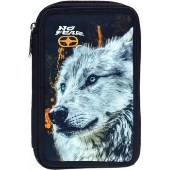 GIM Ученически пълен несесер gim no fear white wolf