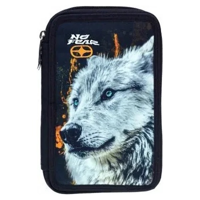 GIM Ученически пълен несесер gim no fear white wolf