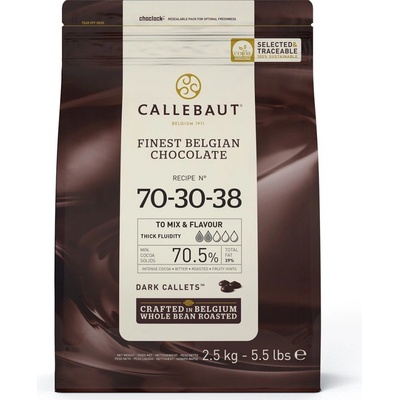 Callebaut hořká 70% 2,5 kg