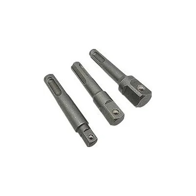 Адаптери от SDS plus на 1/4", 3/8", 1/2" к-т 3бр