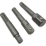  Адаптери от SDS plus на 1/4", 3/8", 1/2" к-т 3бр