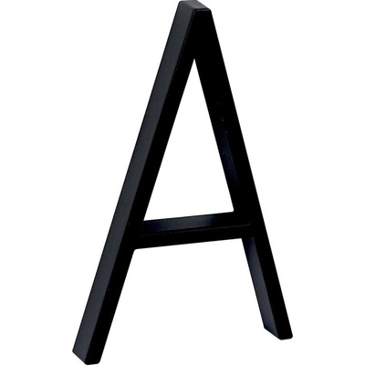 RN.125V.A.CE písmeno "A" čierne Čierna