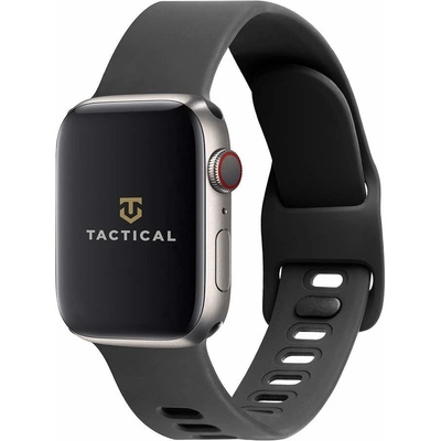 Tactical Каишка Tactical 794 Silicone Sport Band with Buckle (57983101958), силиконова, за Apple Watch 42мм/44мм/45мм, черна (57983101958)