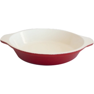 HORECANO Чугунена шола кръг с керамично покритие 24см(lq 8604) (014799)