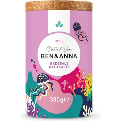 BEN&ANNA Soľ do kúpeľa Ruža 300 g