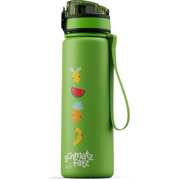 Klarstein schmatzfatz, бутилка за пиене, спортна бутилка, 500 мл, 24 см, тритан (SMF5-GreenFrui-500ml) (SMF5-GreenFrui-500ml)