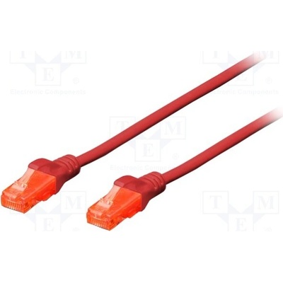 Digitus DK-1512-300/R Patch U/UTP Kat. 5e RJ45 vidlice z obou stran lanko CCA