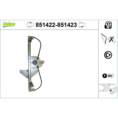 Zvedací zařízení oken VALEO 851422