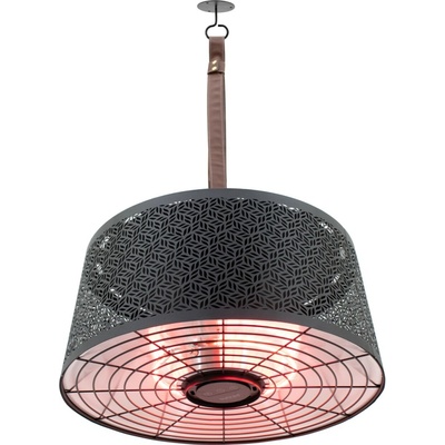 Závesný infraohrievač s Wi-Fi a diaľkovým ovládaním Moderna Artix Závesný Sivý 2000 W