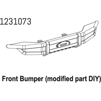 Absima 1231073 Heavy Duty Front Bumper Opt. CR4.4