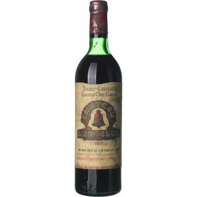 Chateau L´Angélus Saint-Emilion Grand Cru suché červené 1977 0,75 l (holá láhev)