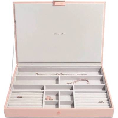 Stackers šperkovnice Blush Supersize Lid růžová 73788