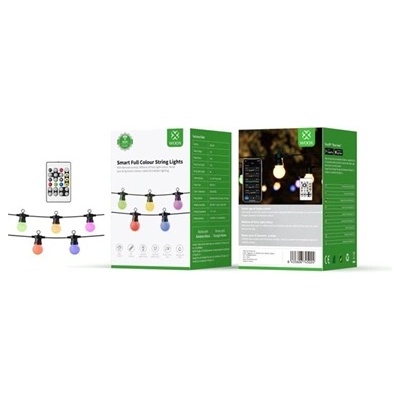 WOOX Smart Home външна парти светлина - R5195 (10 RGB+CCT, 9 м, дистанционно управление) (R5195)