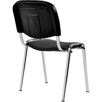 Antares Посетителски стол Antares TAURUS ТC TNT, до 120кг, дамаска, хромирана основа, черен (TAURUS ТC TNT C11)