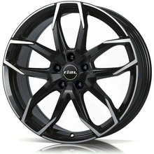 RIAL Lucca 7,5x17 5x114,3 ET50 black polished