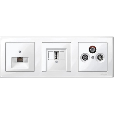Schneider Electric Merten M-Smart trojrámček Polar MTN478319