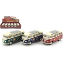 Autá, lietadlá, lode Kinsmart Autobus VW Peace kov 13 cm zpětné natažení