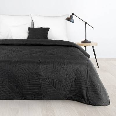 Takoy DESIGN 91 Přehoz na postel s raženým motivem listů -HF-404779 170 x 210 cm