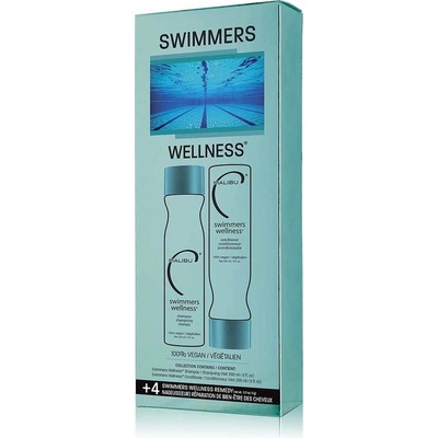 Malibu Swimmers Wellness Collection šampón 266 ml + kondicionér 266 ml + wellness sáčky 4 ks darčeková sada