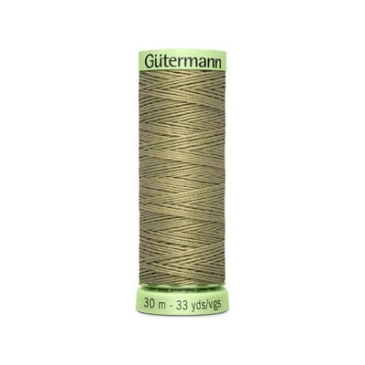 Nit PES Gütermann JEANS - extra silná 30 (30m) barva 258 - zelená