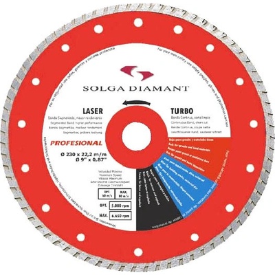 Solga Kotúč diamantový turbo 230 mm 10304230