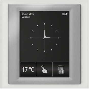 ELKO EP RF Touch-W Сензорно устройство за управление Стъкло Сив-металик Слонова кост (RFTW-AGL-BMG-CIV)