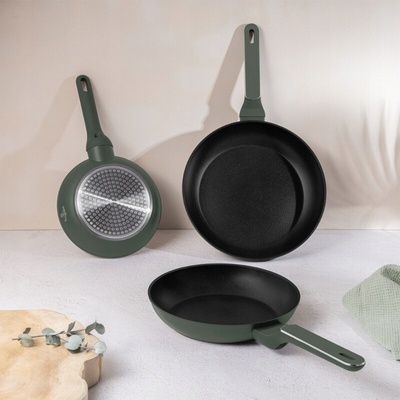 BerlingerHaus Sada 3 pánví Matte Green BH-8206