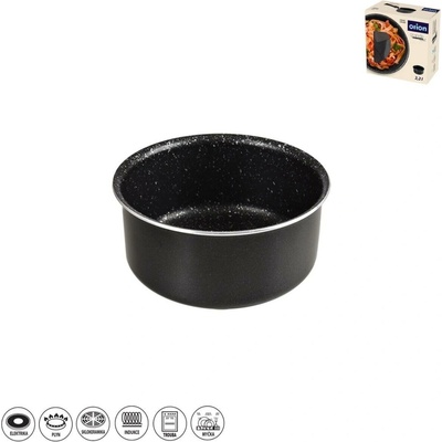 Orion Hrnec GRANDE COMBI 2,2 l 18 cm hliníková slitina s nepřilnavým povrchem černá, 8592381215897
