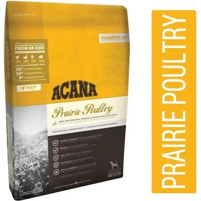ACANA Суха Храна за кучета Acana Prairie Poultry с месо от Пиле и Пуйка 11.4 кг (1414)